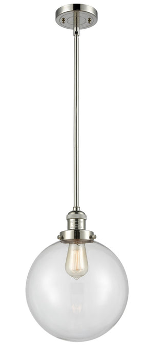 Innovations 201S-PN-G202-10-LED LED Mini Pendant, Polished Nickel