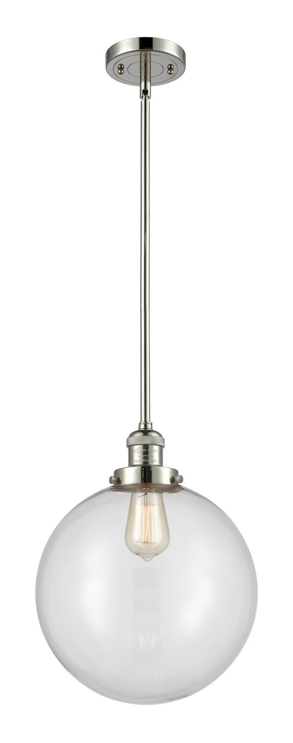 Innovations 201S-PN-G202-12-LED LED Mini Pendant, Polished Nickel