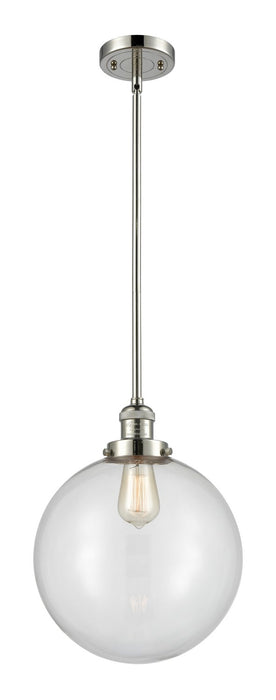 Innovations 201S-PN-G202-12-LED LED Mini Pendant, Polished Nickel