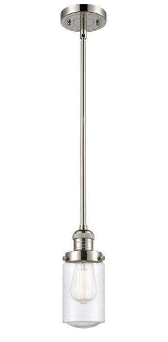 Innovations 201S-PN-G314 One Light Mini Pendant, Polished Nickel