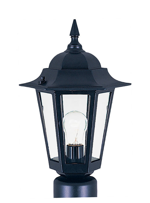 Maxim 3001CLBK One Light Outdoor Pole/Post Lantern, Black