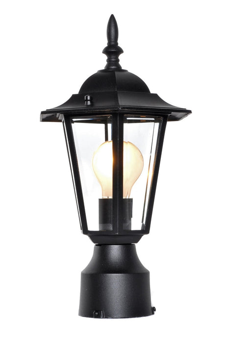 Maxim 3001CLBK One Light Outdoor Pole/Post Lantern, Black