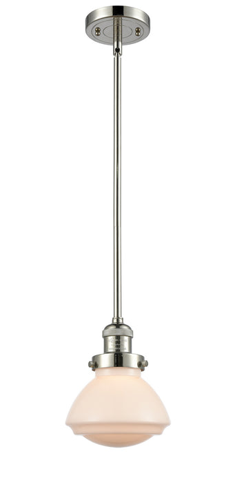 Innovations 201S-PN-G321 One Light Mini Pendant, Polished Nickel