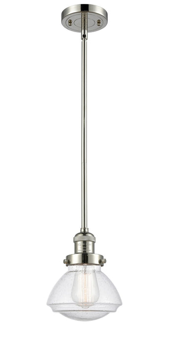 Innovations 201S-PN-G324-LED LED Mini Pendant, Polished Nickel