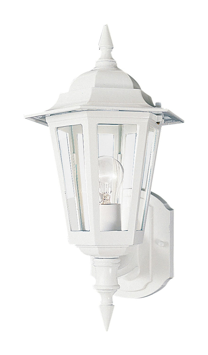 Maxim 3000CLWT One Light Outdoor Wall Lantern, White