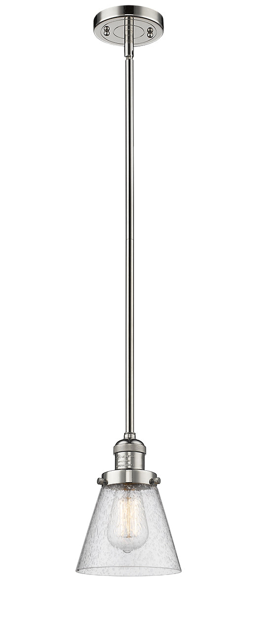 Innovations 201S-PN-G64-LED LED Mini Pendant, Polished Nickel