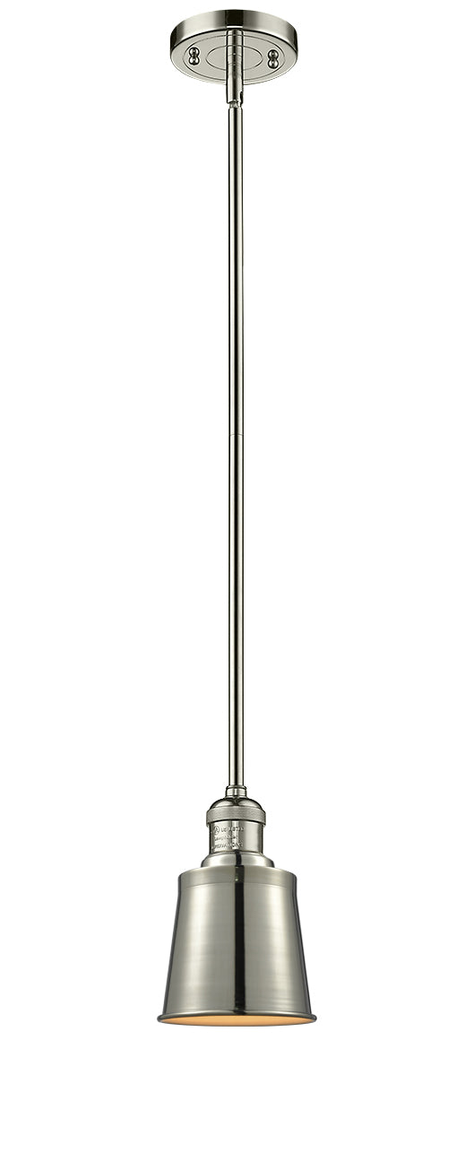 Innovations 201S-PN-M9-LED LED Mini Pendant, Polished Nickel