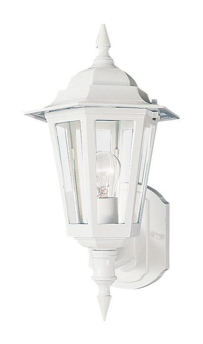 Maxim 3000CLWT One Light Outdoor Wall Lantern, White