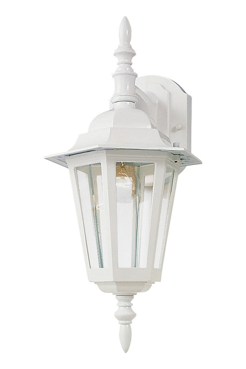Maxim 3002CLWT One Light Outdoor Wall Lantern, White