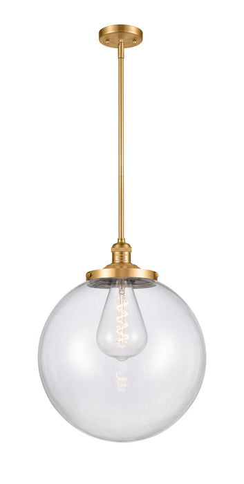 Innovations 201S-SG-G202-16 One Light Pendant, Satin Gold