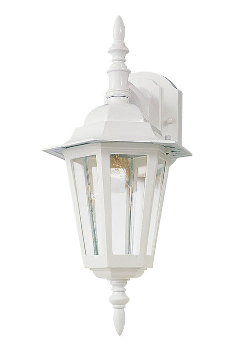 Maxim 3002CLWT One Light Outdoor Wall Lantern, White
