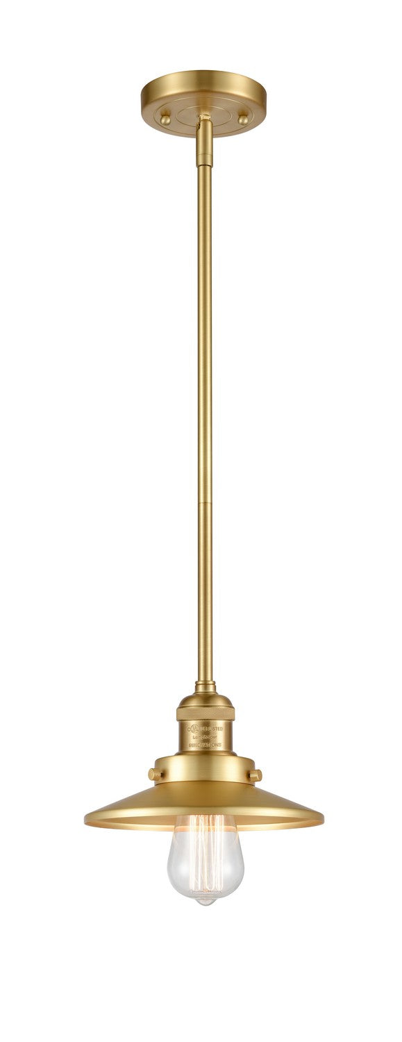Innovations 201S-SG-M4 One Light Mini Pendant, Satin Gold