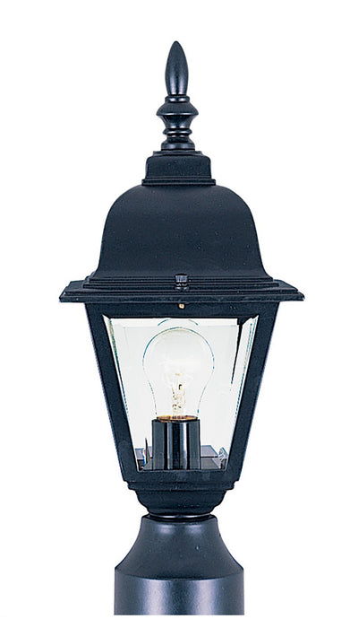Maxim 3006CLBK One Light Outdoor Pole/Post Lantern, Black