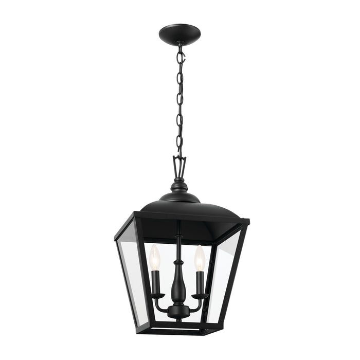 Kichler 52474BKT Two Light Pendant, Textured Black
