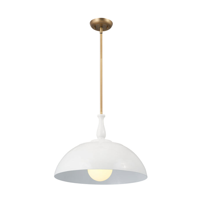 Kichler 52477WH One Light Pendant, White
