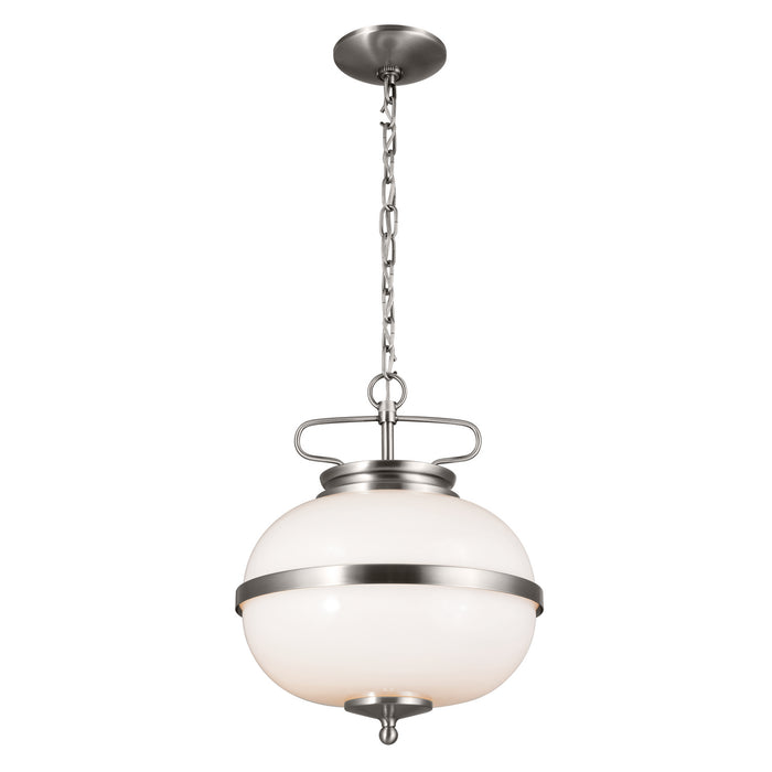 Kichler 52478CLP Two Light Pendant, Classic Pewter