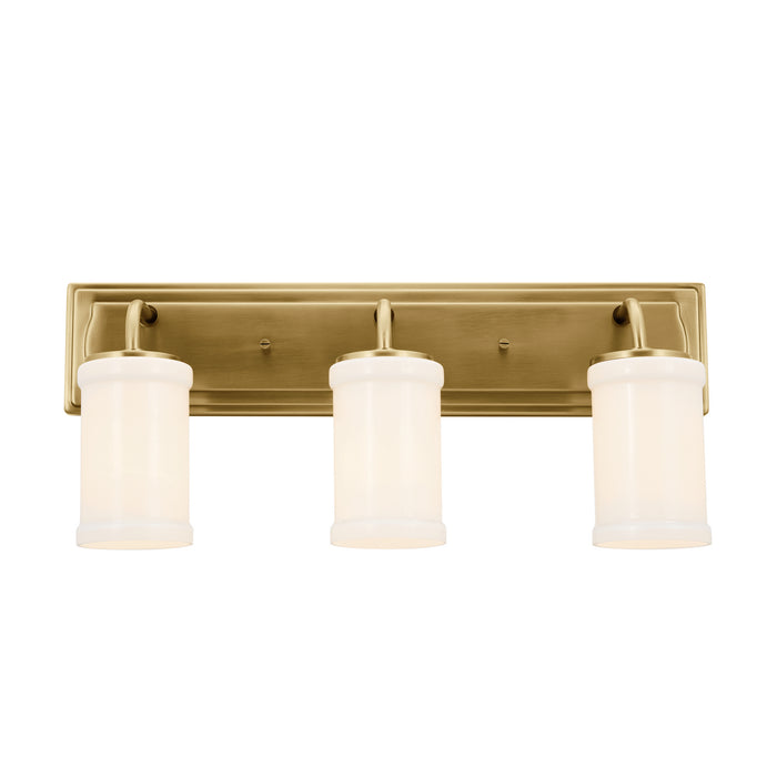 Kichler 55131NBR Three Light Bath, Natural Brass
