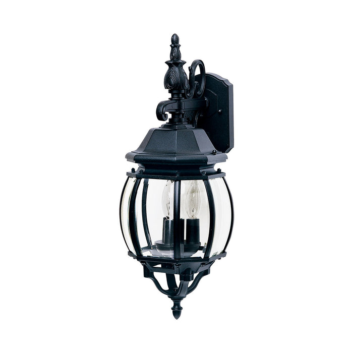 Maxim 1034BK Three Light Outdoor Wall Lantern, Black