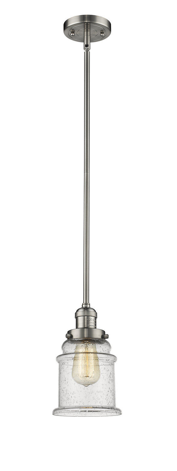 Innovations 201S-SN-G184-LED LED Mini Pendant, Brushed Satin Nickel