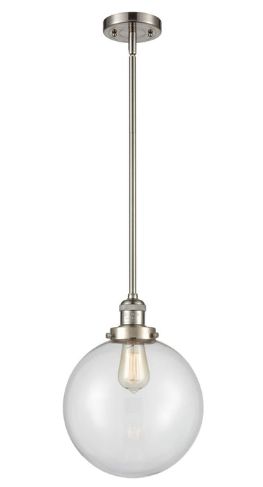 Innovations 201S-SN-G202-10-LED LED Mini Pendant, Brushed Satin Nickel