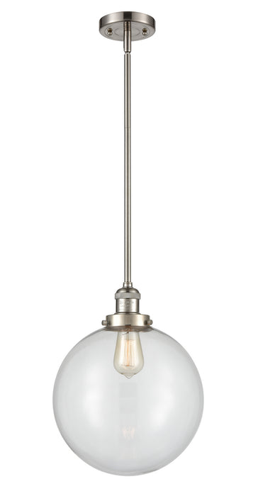 Innovations 201S-SN-G202-12 One Light Mini Pendant, Brushed Satin Nickel