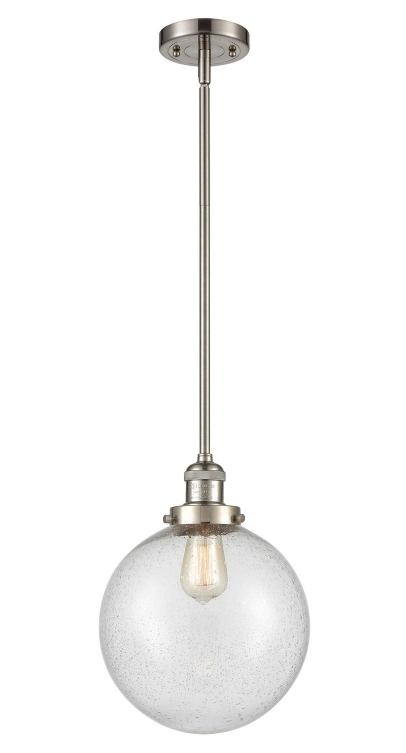 Innovations 201S-SN-G204-10-LED LED Mini Pendant, Brushed Satin Nickel