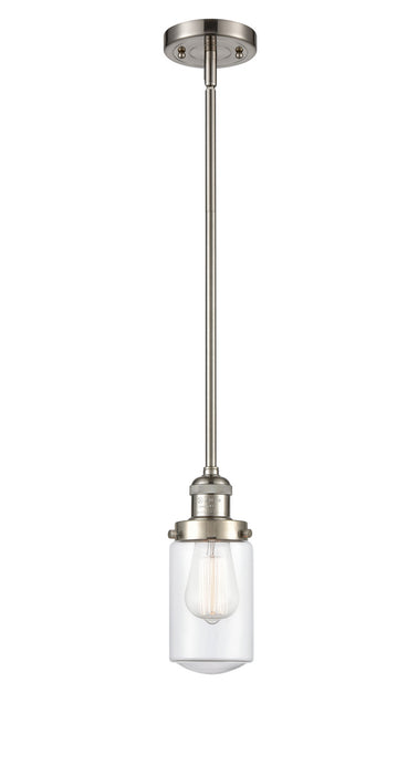 Innovations 201S-SN-G312 One Light Mini Pendant, Brushed Satin Nickel