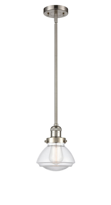 Innovations 201S-SN-G322 One Light Mini Pendant, Brushed Satin Nickel