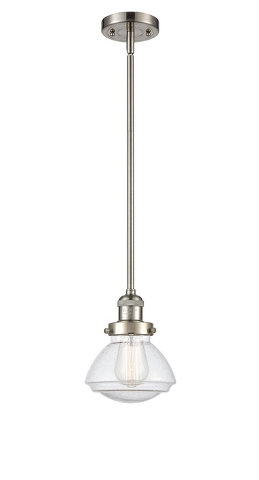 Innovations 201S-SN-G324 One Light Mini Pendant, Brushed Satin Nickel