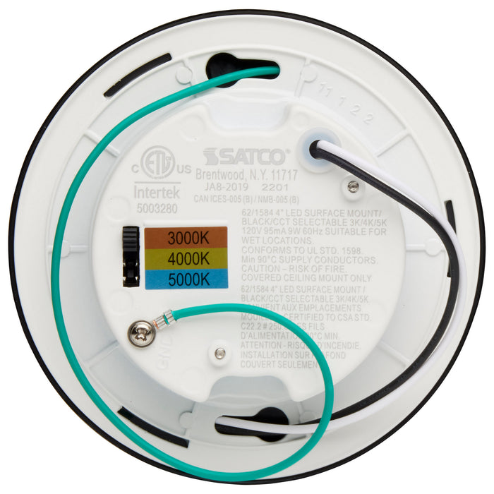 Nuvo Lighting 62-1584 LED Surface Mount, Black