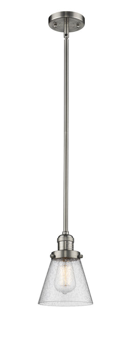 Innovations 201S-SN-G64 One Light Mini Pendant, Brushed Satin Nickel