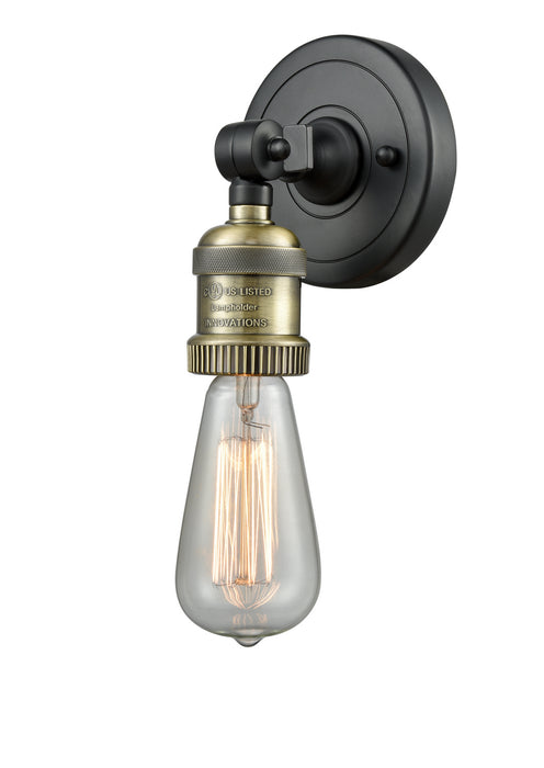 Innovations 202ADA-BAB One Light Wall Sconce, Black Antique Brass