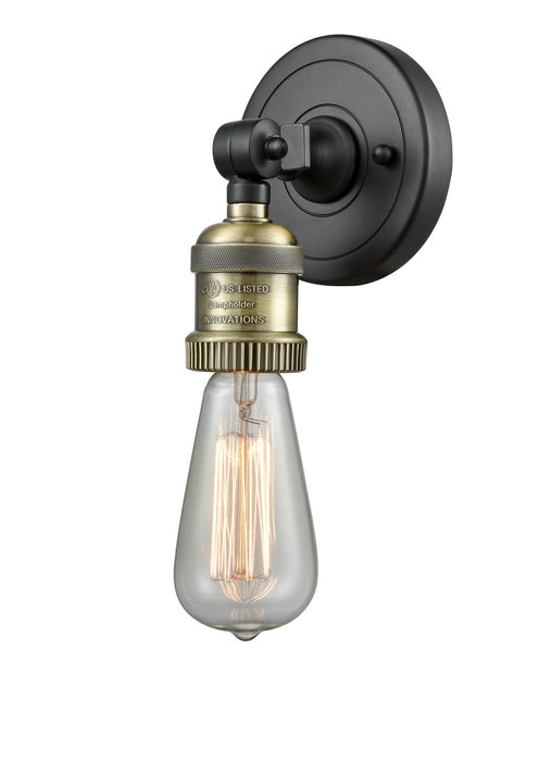 Innovations 202ADA-BAB-LED LED Wall Sconce, Black Antique Brass