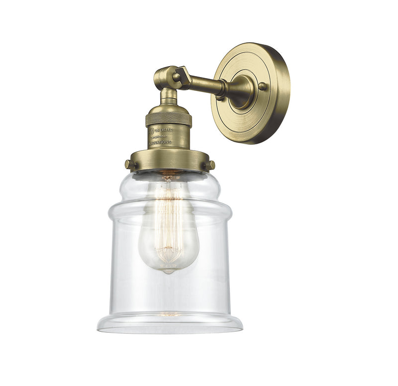Innovations 203-AB-G182-LED LED Wall Sconce, Antique Brass