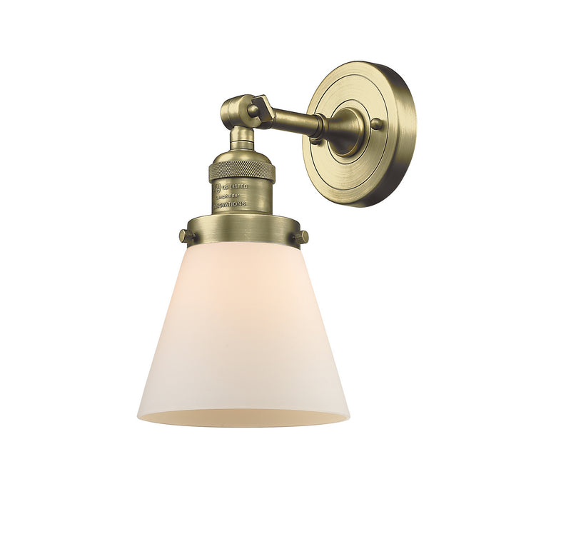 Innovations 203-AB-G61-LED LED Wall Sconce, Antique Brass