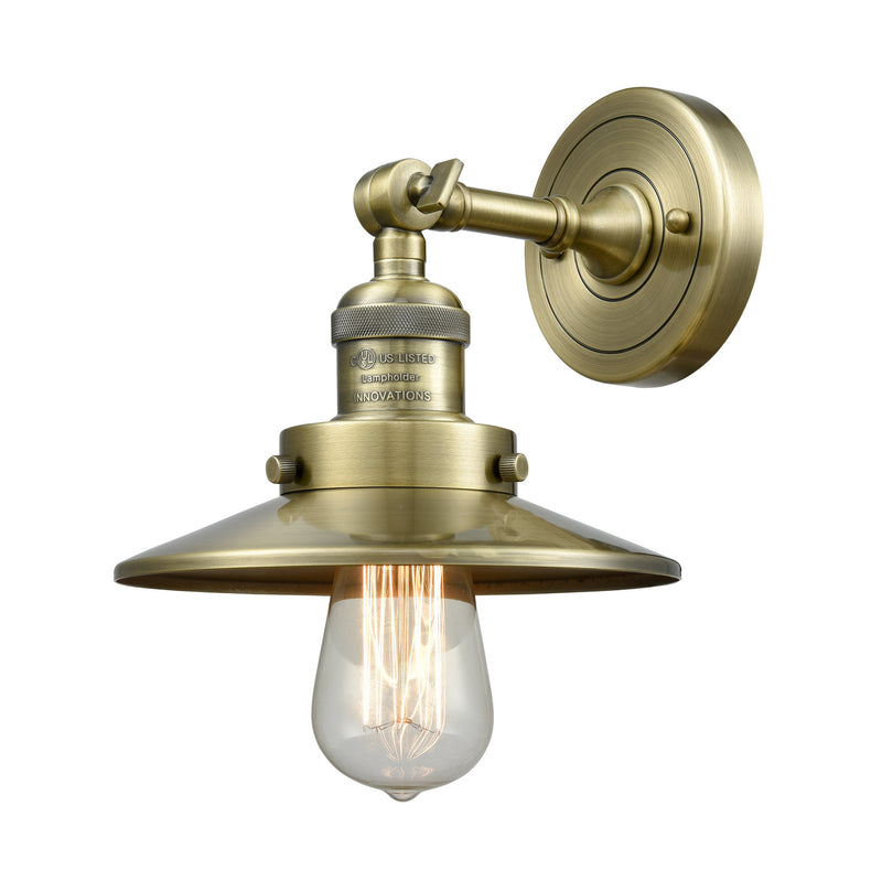 Innovations 203-AB-M4-LED LED Wall Sconce, Antique Brass