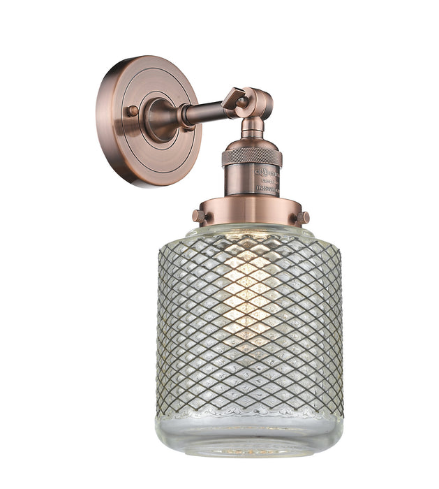 Innovations 203-AC-G262-LED LED Wall Sconce, Antique Copper
