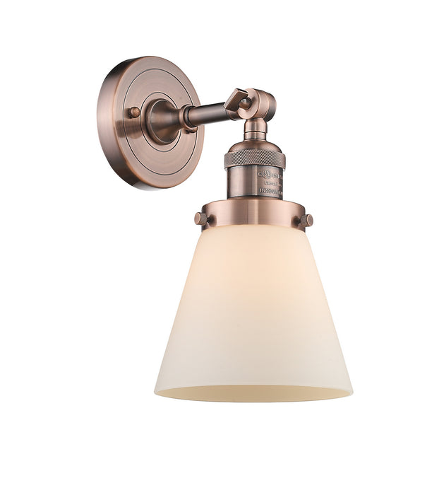 Innovations 203-AC-G61-LED LED Wall Sconce, Antique Copper
