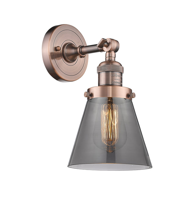Innovations 203-AC-G63-LED LED Wall Sconce, Antique Copper