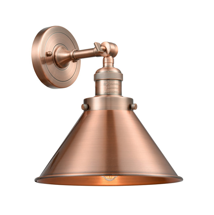 Innovations 203-AC-M10-AC-LED LED Wall Sconce, Antique Copper