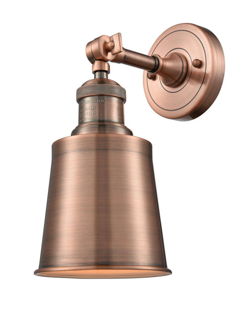 Innovations 203-AC-M9-AC One Light Wall Sconce, Antique Copper
