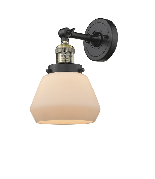 Innovations 203-BAB-G171 One Light Wall Sconce, Black Antique Brass