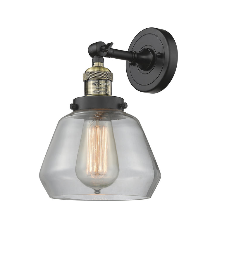 Innovations 203-BAB-G172 One Light Wall Sconce, Black Antique Brass