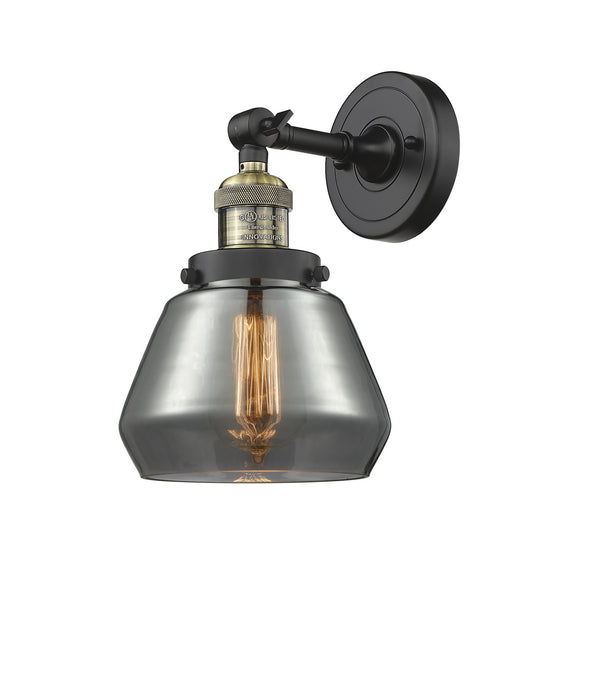 Innovations 203-BAB-G173 One Light Wall Sconce, Black Antique Brass