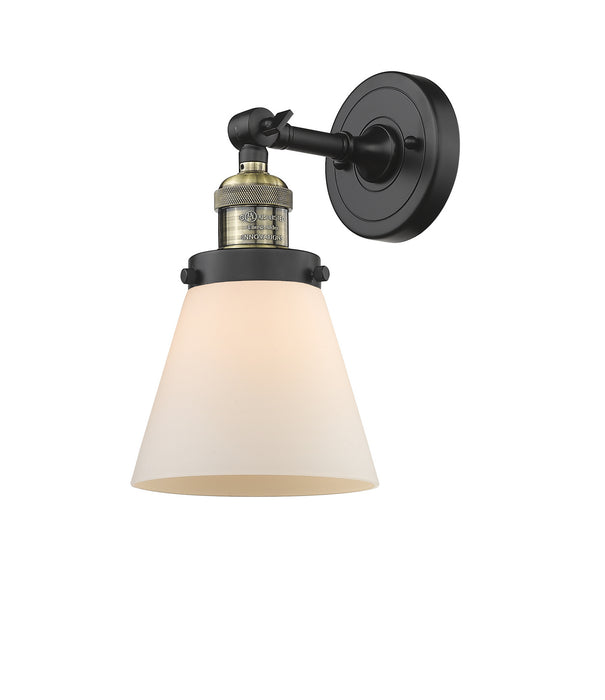 Innovations 203-BAB-G61 One Light Wall Sconce, Black Antique Brass