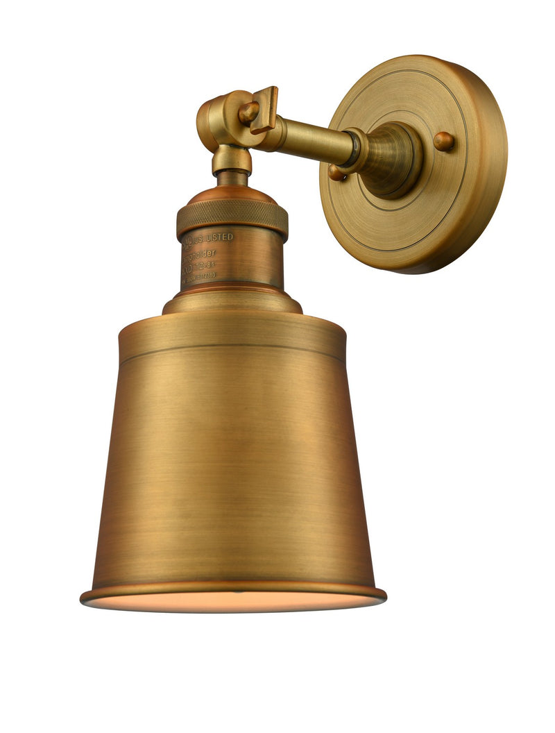 Innovations 203-BB-M9-BB-LED LED Wall Sconce, Brushed Brass