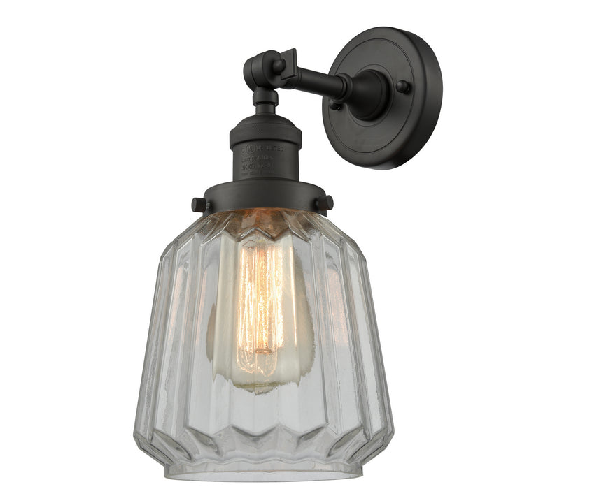 Innovations 203-OB-G142-LED LED Wall Sconce, Oil Rubbed Bronze