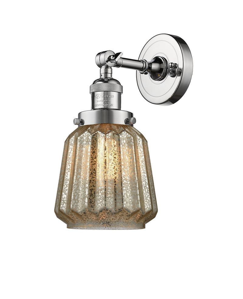 Innovations 203-PC-G146-LED LED Wall Sconce, Polished Chrome