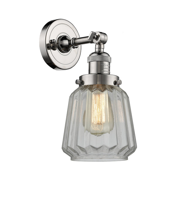 Innovations 203-PN-G142-LED LED Wall Sconce, Polished Nickel