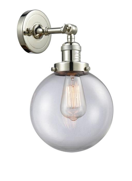 Innovations 203-PN-G202-8-LED LED Wall Sconce, Polished Nickel